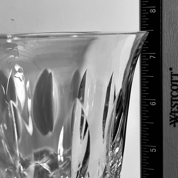 4 TIFFIN-FRANCISCAN ‘Elyse’ Water Goblets / VINTAGE AMERICAN CRYSTAL / 1 Scratch - Picture 11 of 12